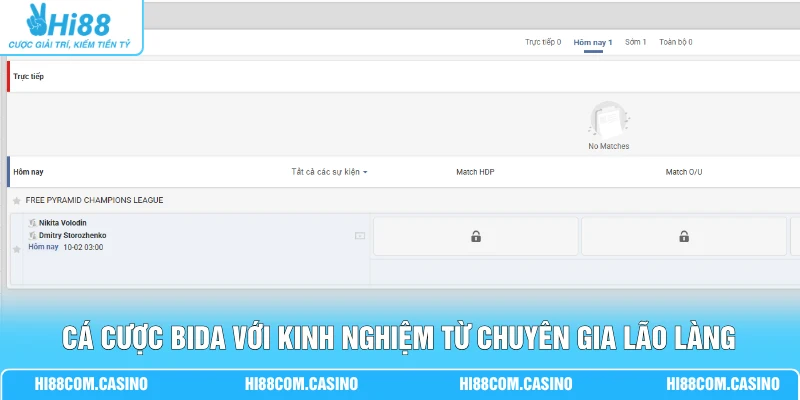 Cá Cược Bida - 4 Bí Quyết Chốt Kèo Thắng 99% Tại Hi88 2 Cá cược bida với kinh nghiệm từ chuyên gia lão làng