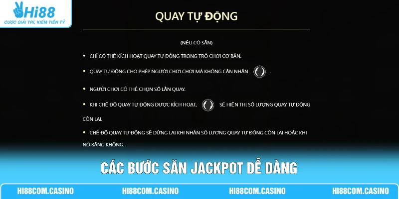 Siêu Bò Tót - Bùng Nổ Jackpot 500 Triệu Cùng 20 Dòng Cược 3 Các bước săn jackpot dễ dàng