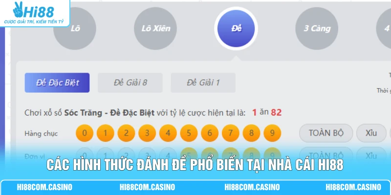 Đánh Đề - Tìm Hiểu 4 Cách Soi Cầu Dựa Trên Thống Kê 2 Các hình thức đánh đề phổ biến tại nhà cái Hi88