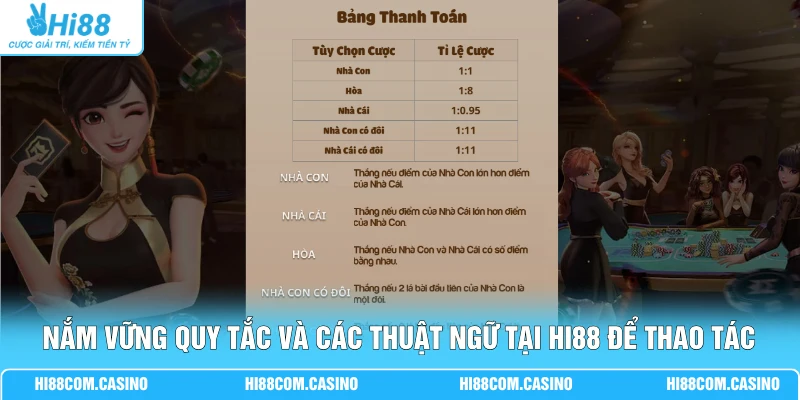 KM Game Bài 3D Hi88 | Tìm Hiểu 3+ Bí Quyết Nhận Thưởng 2 Nắm vững quy tắc và các thuật ngữ tại Hi88 để thao tác