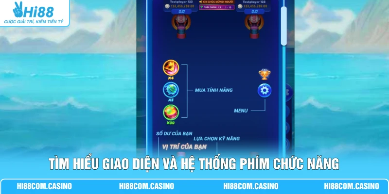 Lễ Hội Săn Cá - 5 Cấp Độ Sinh Vật Trong Thế Giới Biển Khơi 3 Tìm hiểu giao diện và hệ thống phím chức năng
